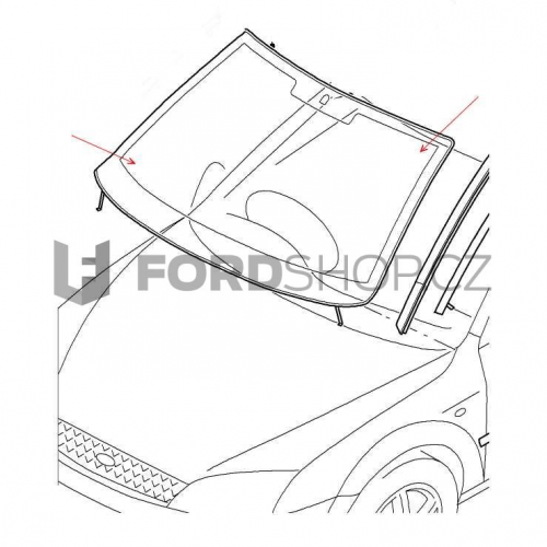 Čelní sklo Ford Fiesta