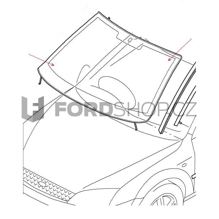 Čelní sklo Ford Focus/C-MAX