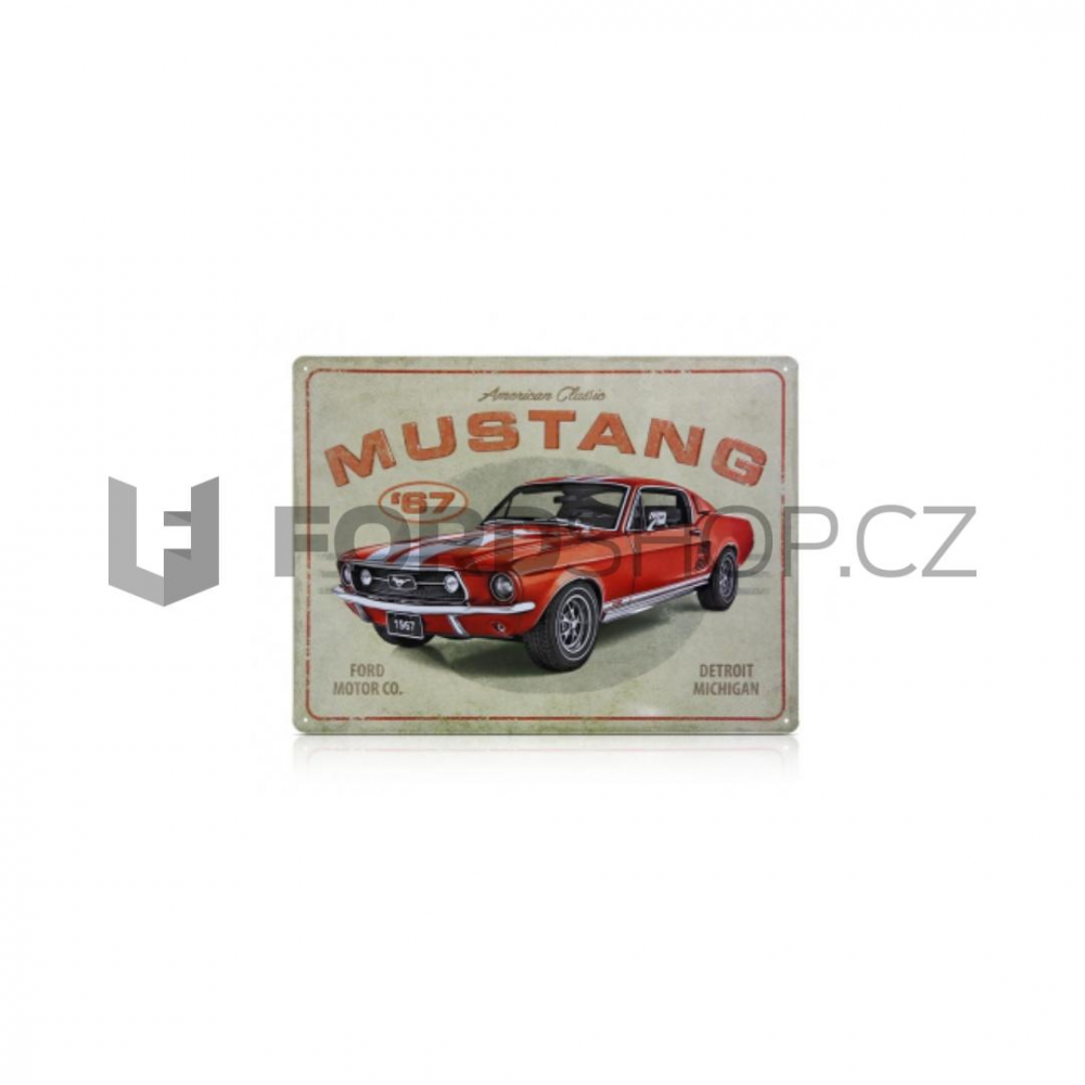 Ford cedule Mustang GT 1967 Red