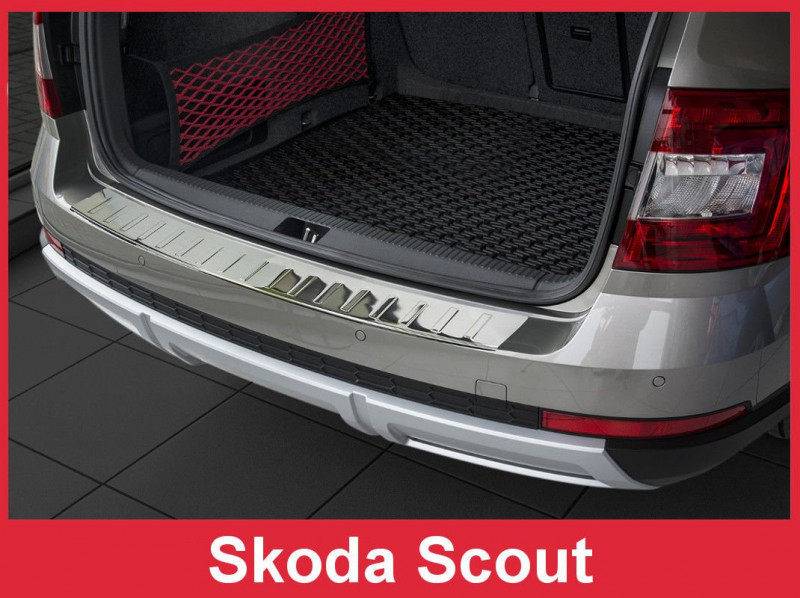 Ochranná lišta hrany kufru Škoda Octavia III. 2013-2016 (Scout)