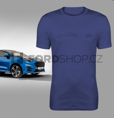 Tričko Ford Puma - modrá L