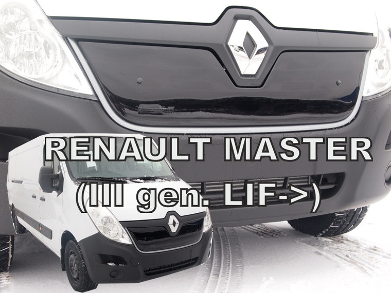 Zimní clona chladiče Renault Master 2014-2019 (II. jakost)