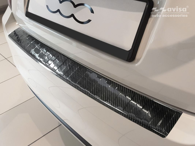 Ochranná lišta hrany kufru Fiat 500 2015- (carbon)