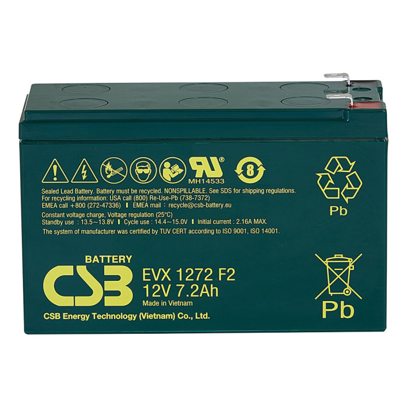 Záložní akumulátor CSB EVX1272 F2 12V