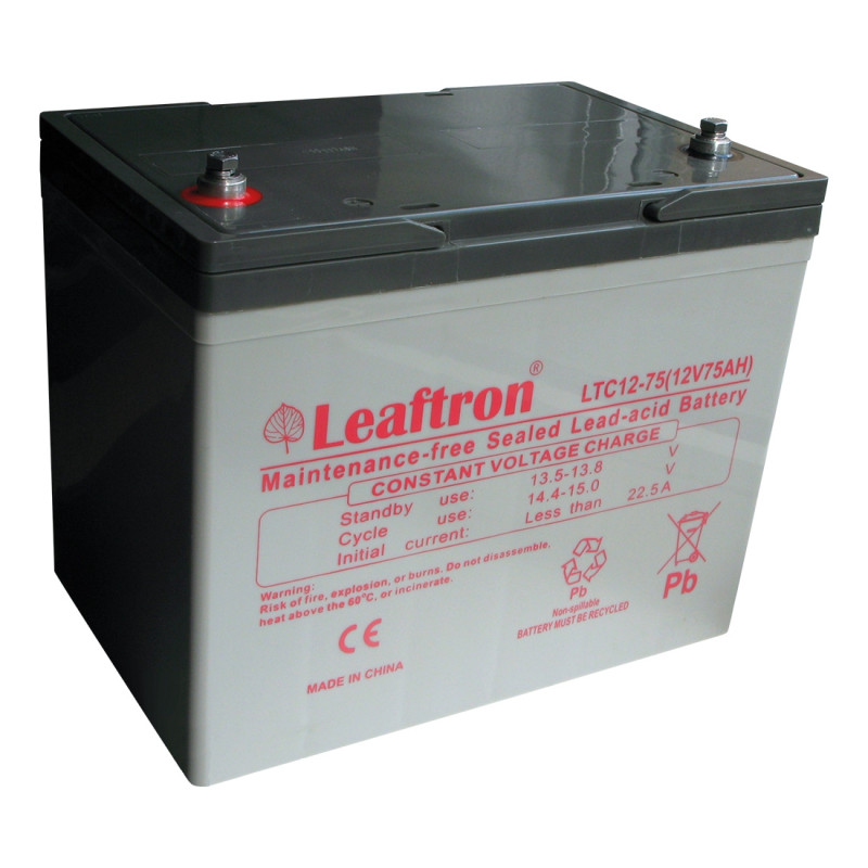 Záložní akumulátor Leaftron LTC12-75 12V