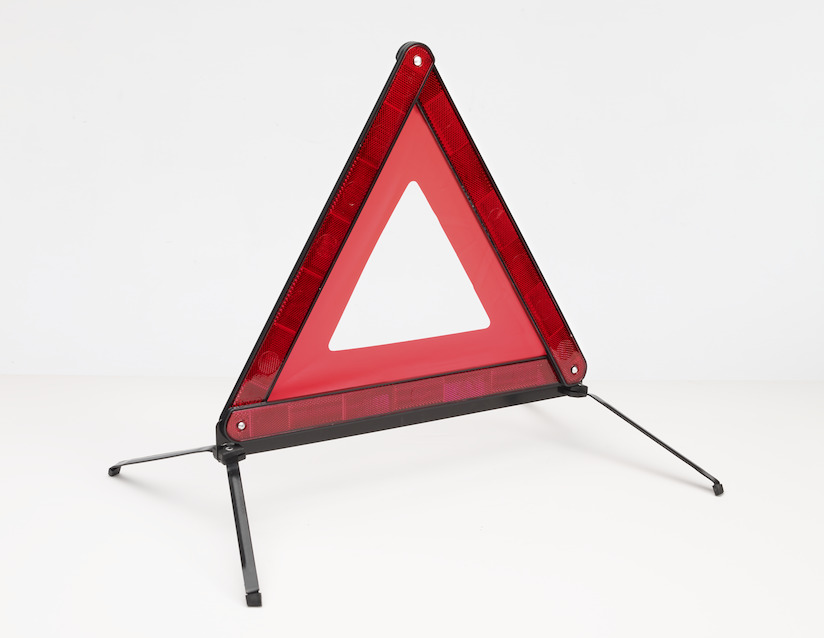 Kalff* Výstražný trojúhelník v červeném pouzdře