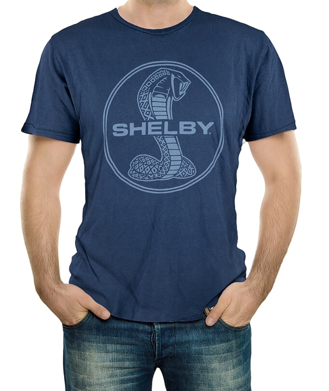Tričko Shelby Mineral Wash Navy S